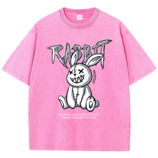 Cute Rabbit Print T-Shirt