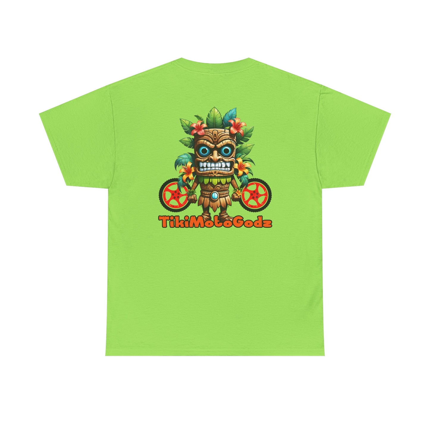 Tiki Moto Godz. Heavy Cotton T-Shirt