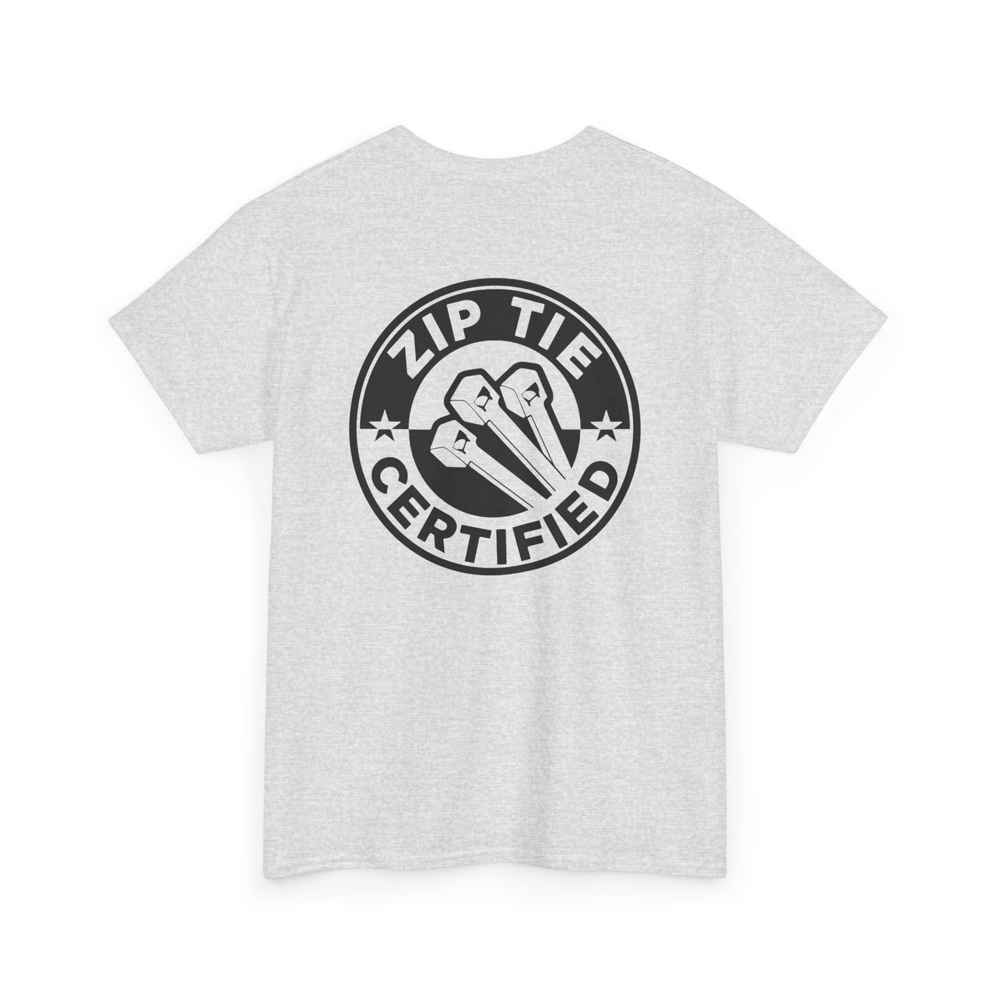 Zip Tie Certified, Rad Moto Bunny, Heavy Cotton T-Shirt