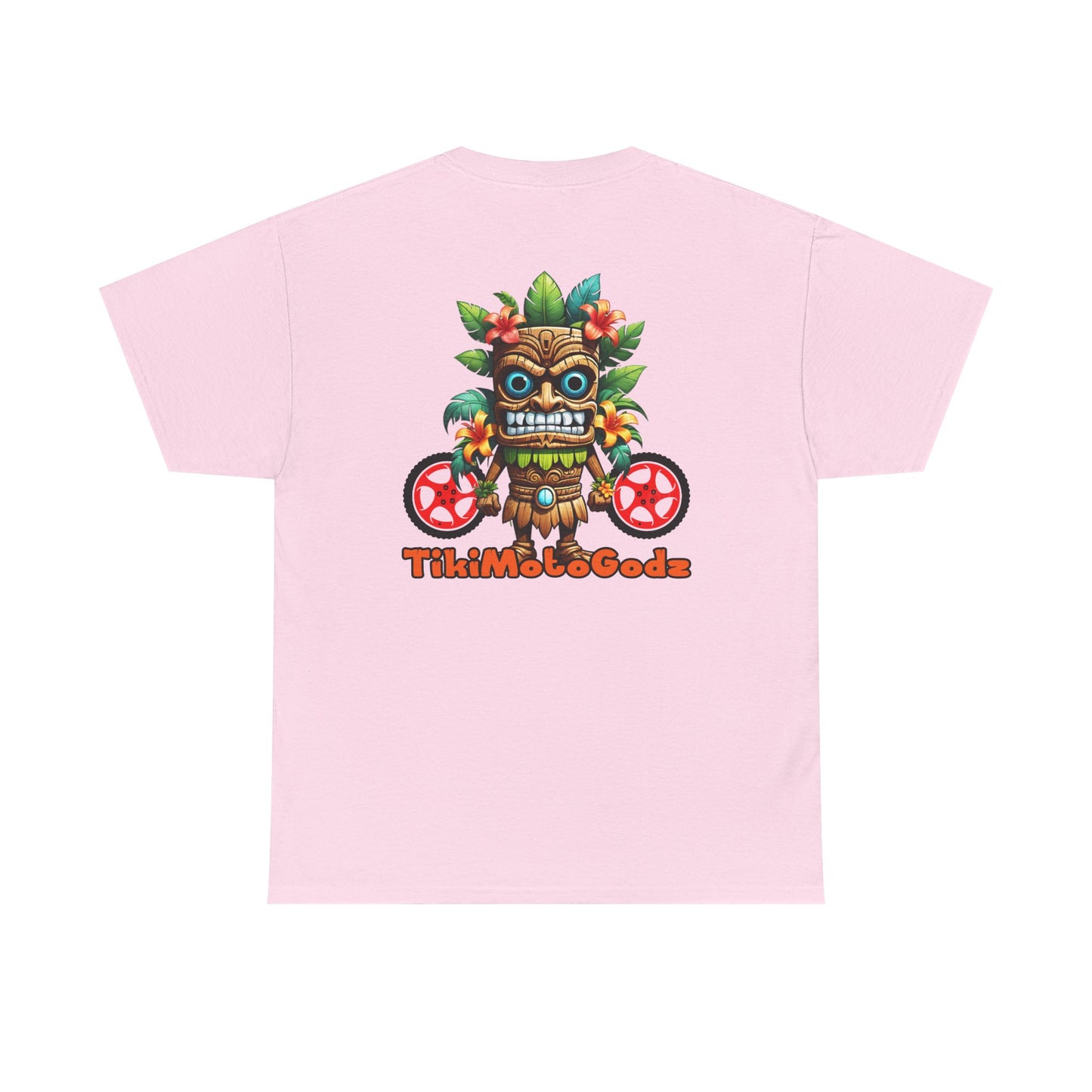 Tiki Moto Godz. Heavy Cotton T-Shirt