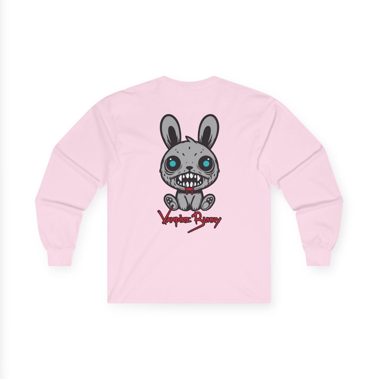 Vampire Bunny, Rad Moto Bunny, Unisex Long Sleeve Tee - Bold Graphic T-Shirt for Motorcycle Enthusiasts