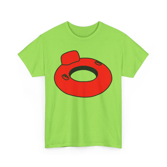 Float Tube. Heavy Cotton T-Shirt