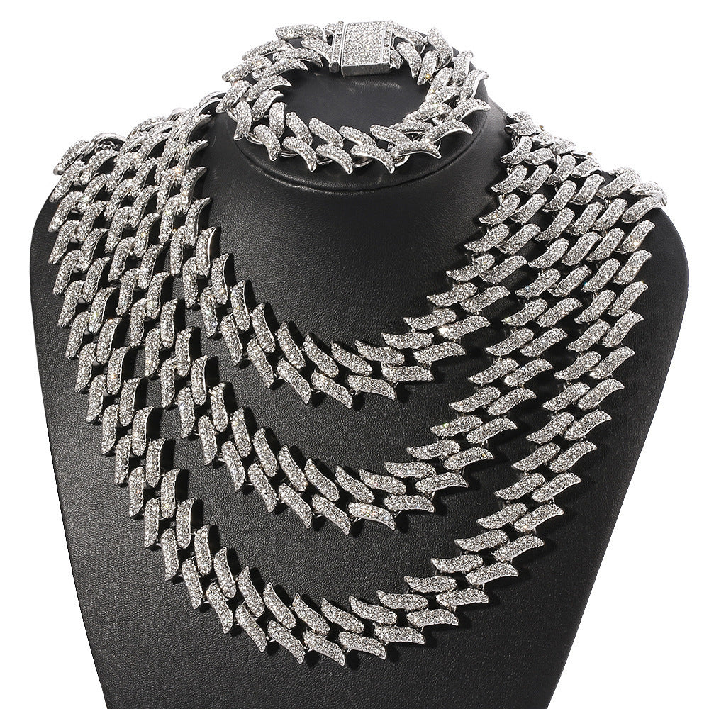 Rhombus Telescopic Chain Necklace