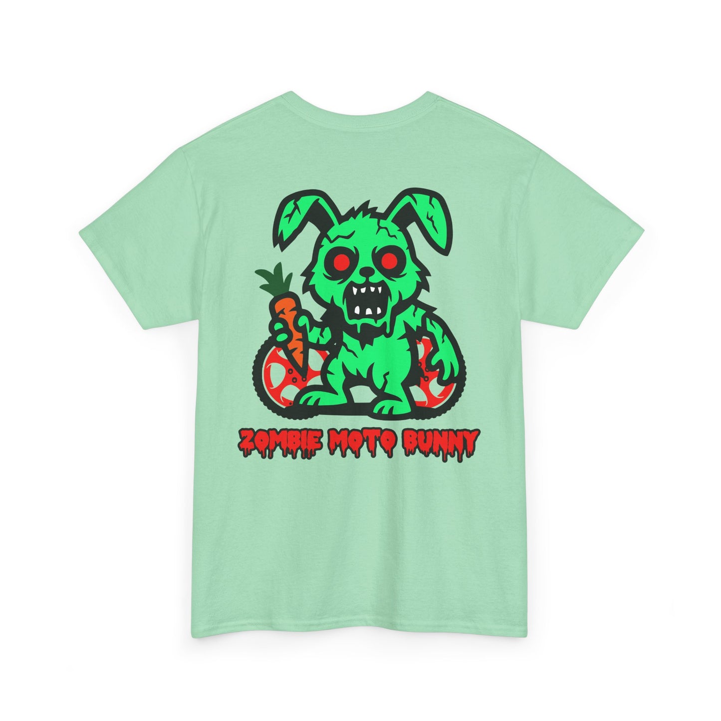 Zombie Moto Bunny, Rad Moto Bunny, Heavy Cotton T-Shirt