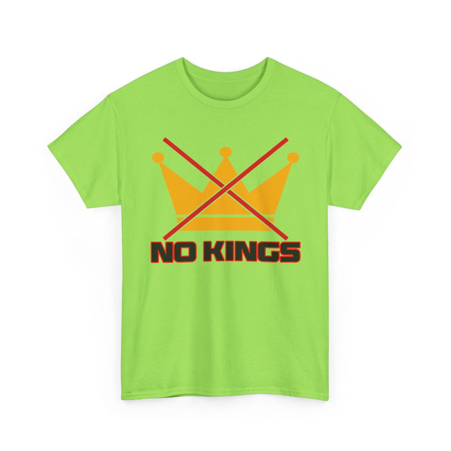 No Kings Unisex Tee - Graphic Printed T-Shirt
