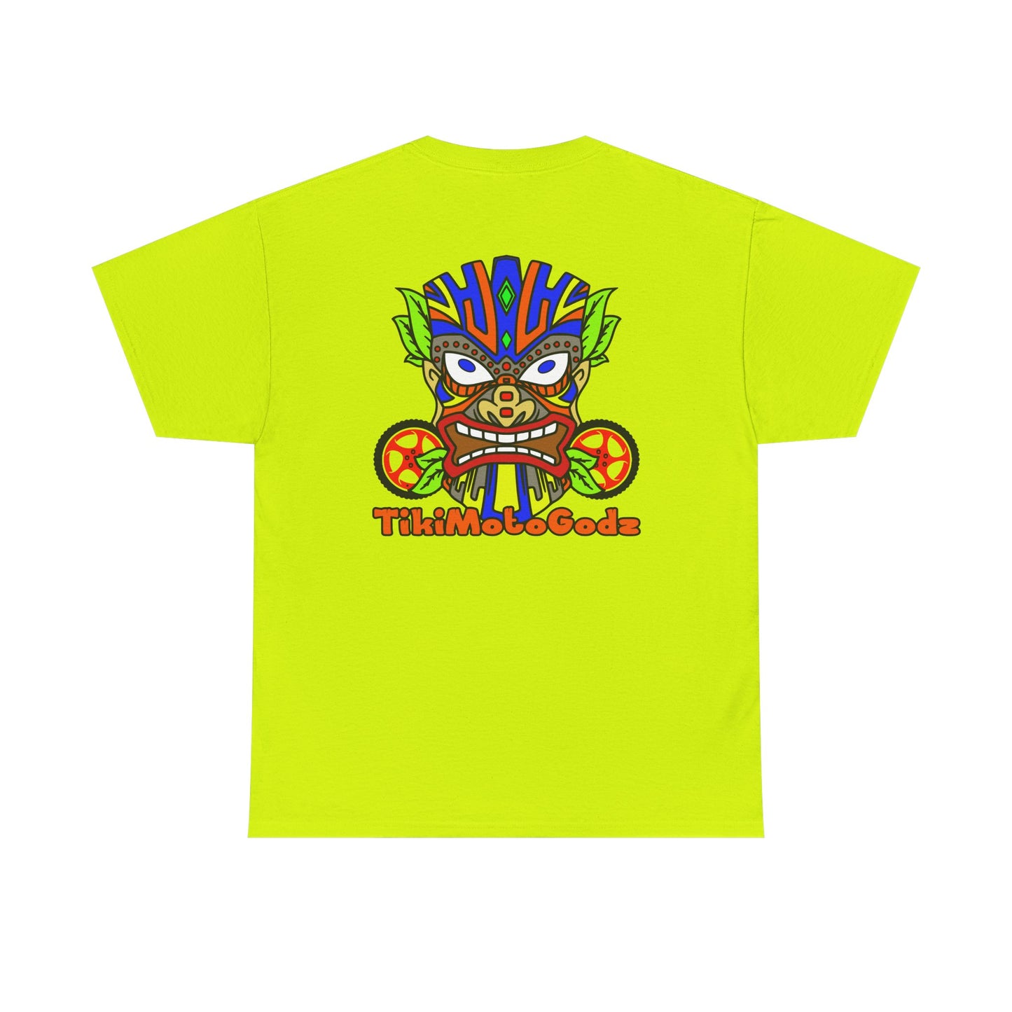 Tiki Moto Godz. Heavy Cotton T-Shirt