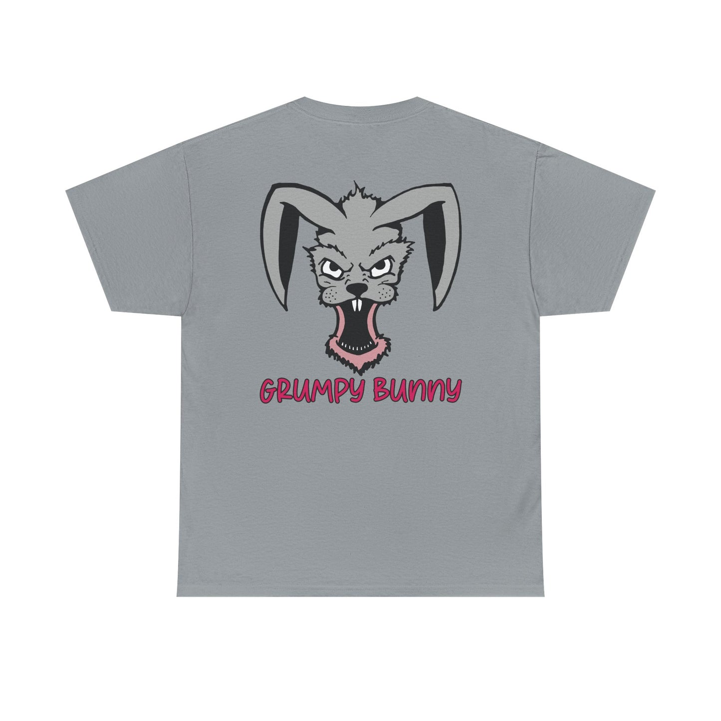 Grumpy Bunny, Rad Moto Bunny, Heavy Cotton T-Shirt