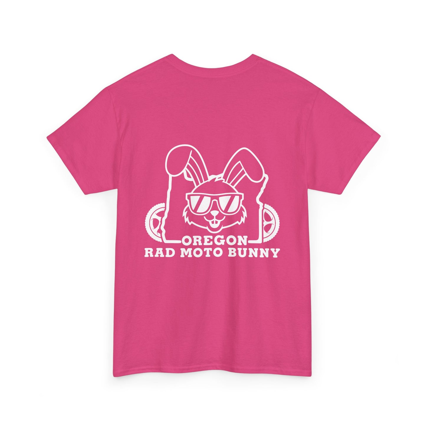 Oregon Rad Moto Bunny, Rad Moto Bunny, Heavy Cotton T-Shirt