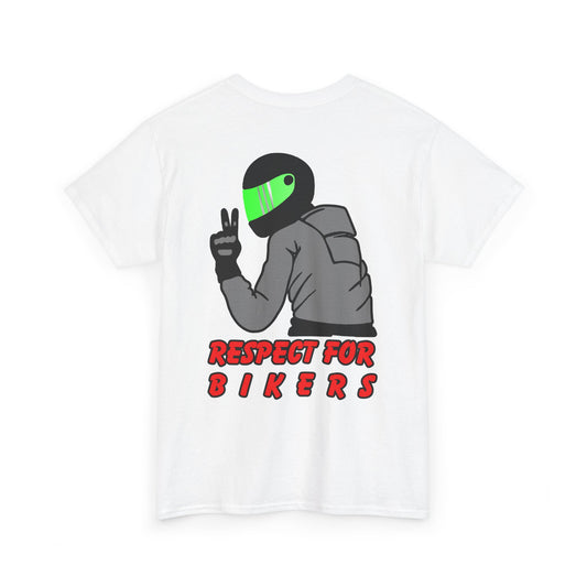 Respect for Bikers, Rad Moto Bunny, Heavy Cotton T-Shirt