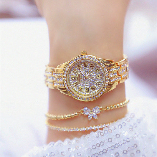 High-end full diamond watch