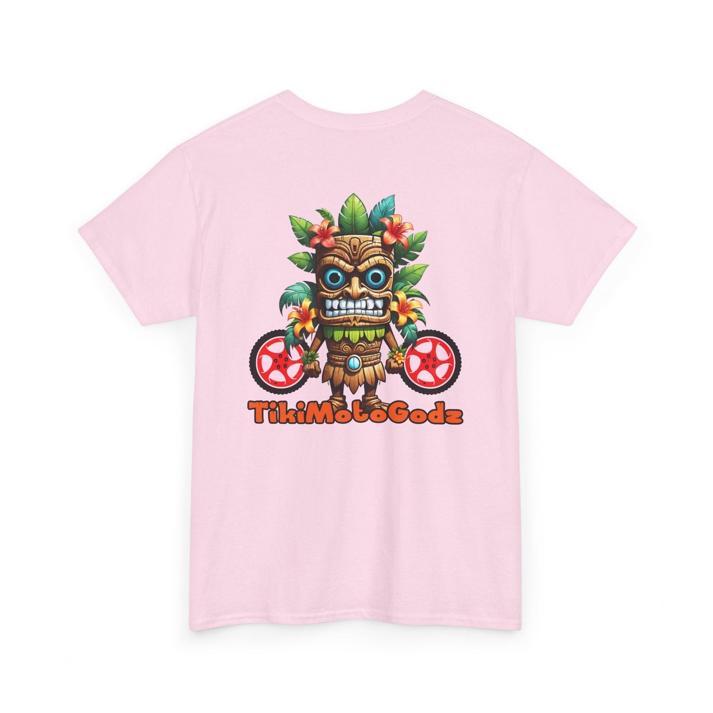 Tiki Moto Godz. Heavy Cotton T-Shirt