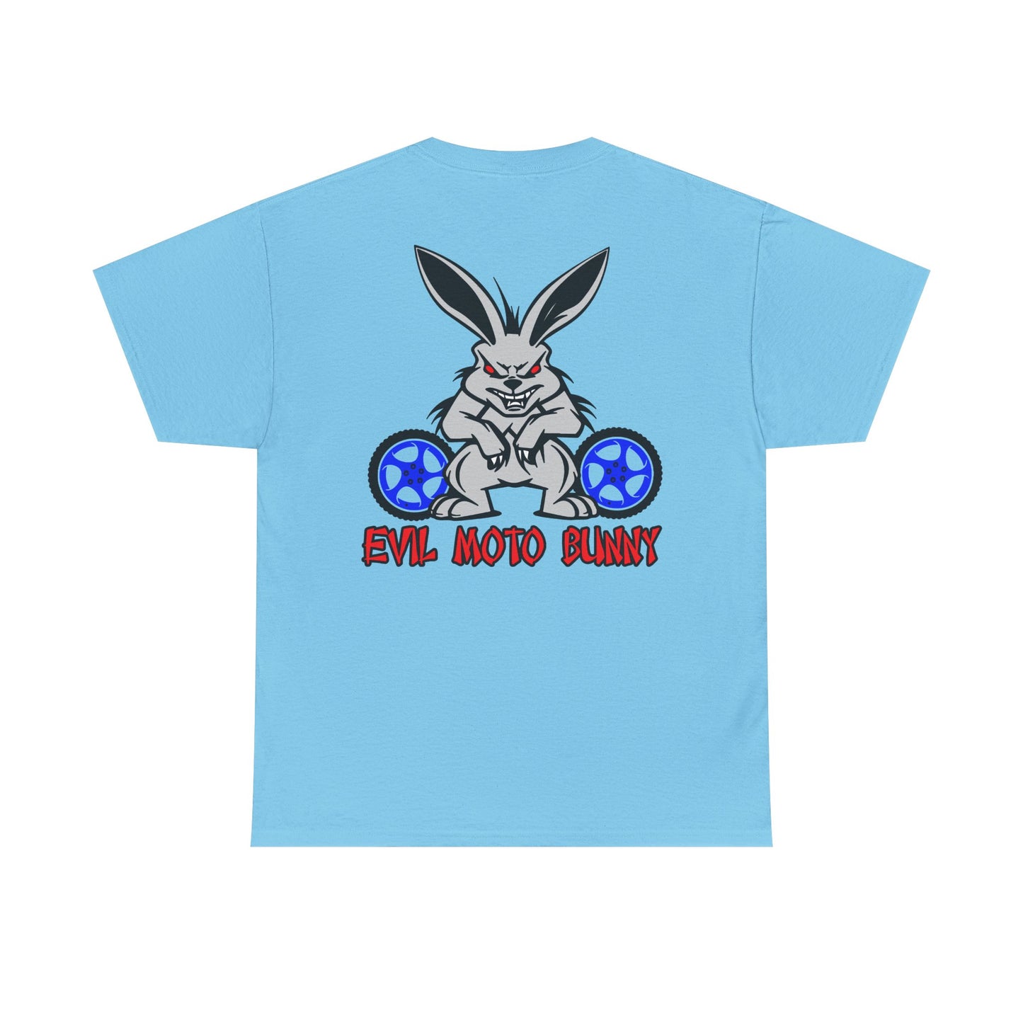 Evil Moto Bunny, Rad Moto Bunny, Heavy Cotton T-Shirt