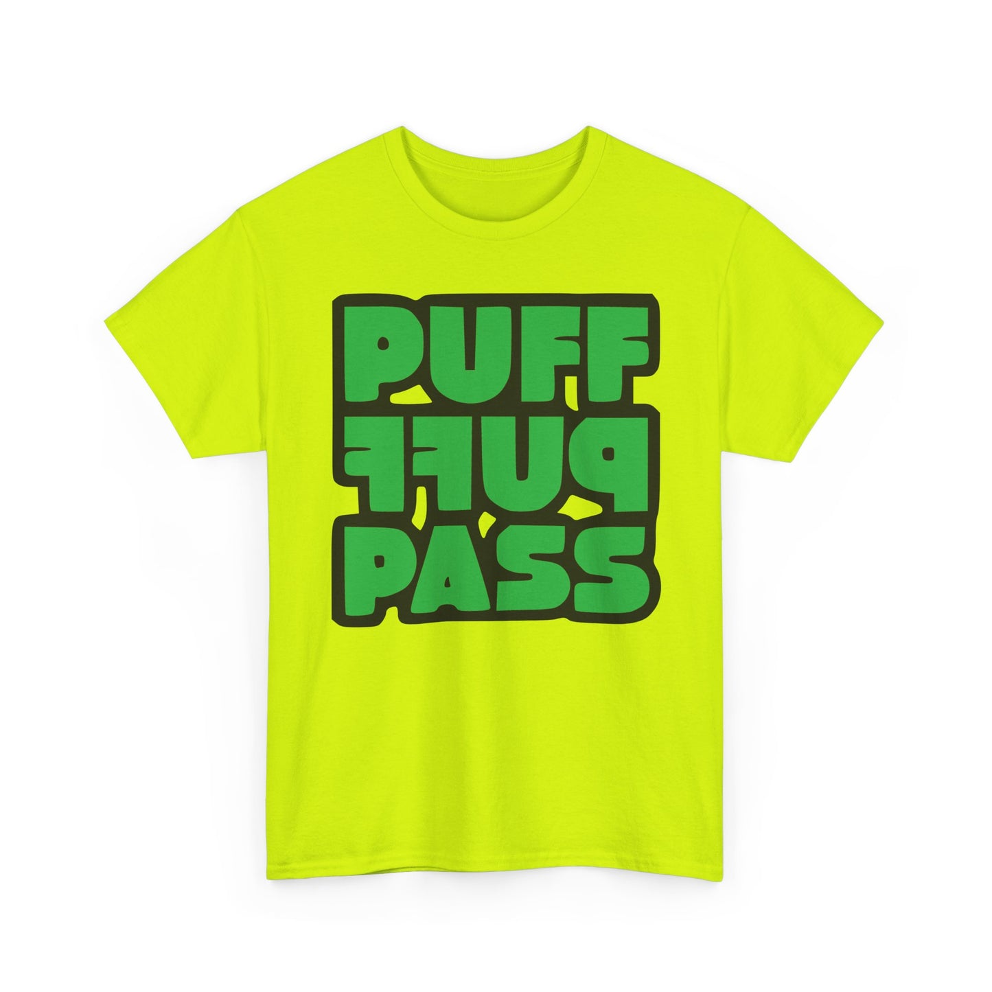 Puff Puff Pass Tee - Unisex Heavy Cotton T-Shirt