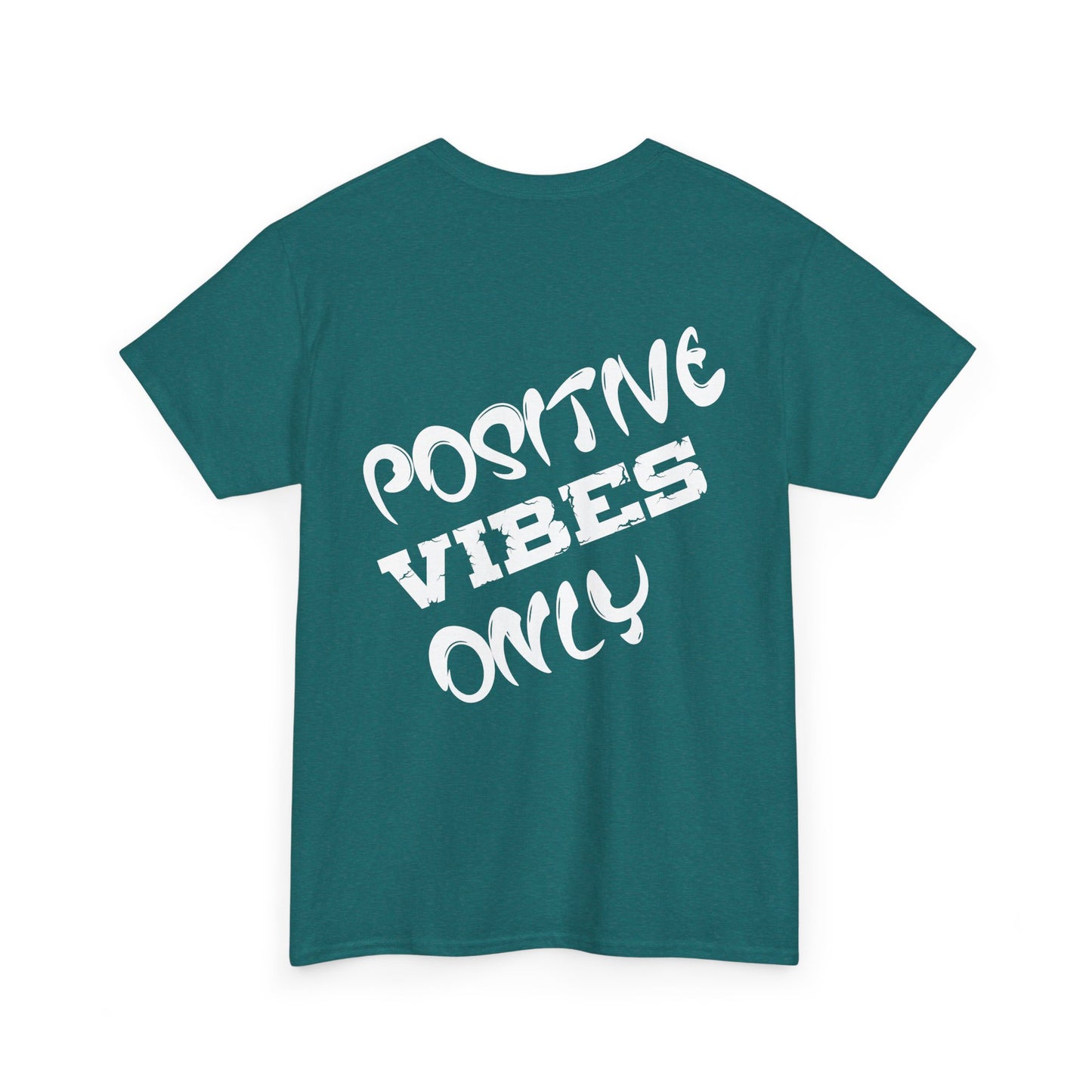 Positive Vibes Only, Rad Moto Life, Heavy Cotton T-Shirt