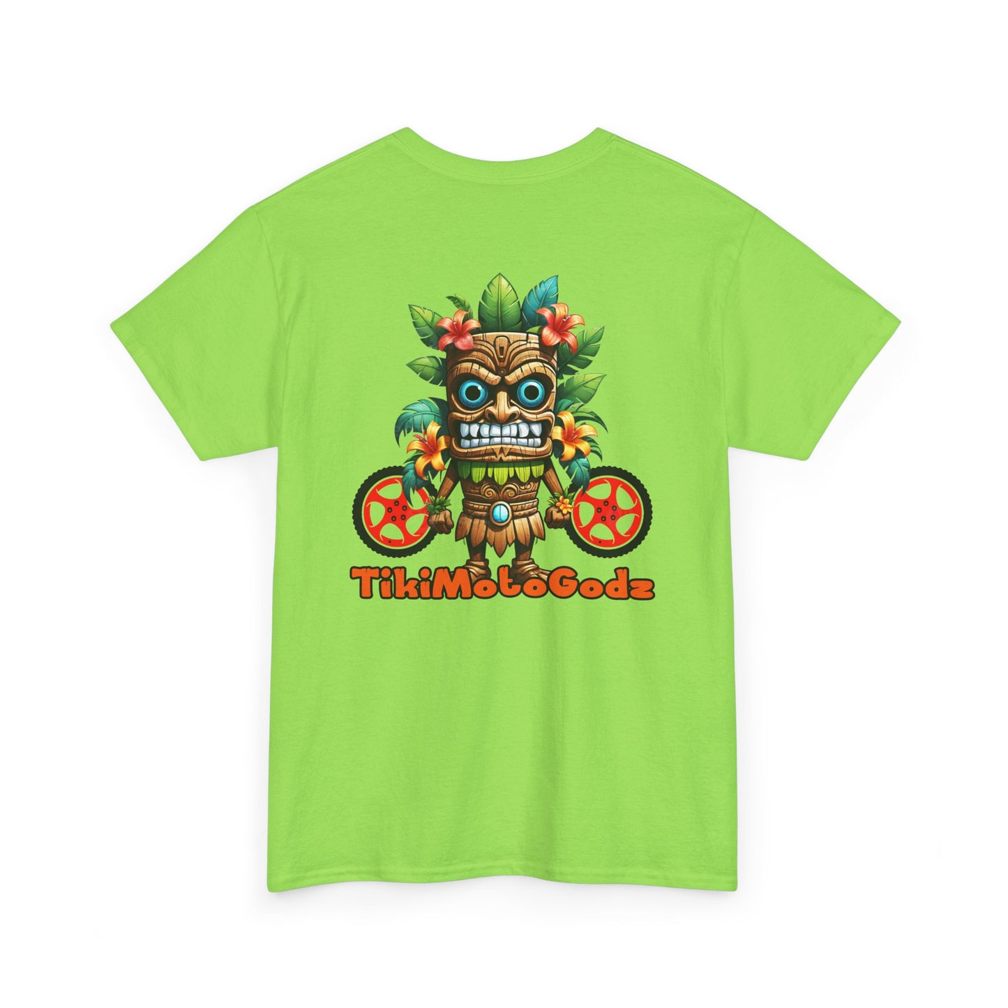 Tiki Moto Godz. Heavy Cotton T-Shirt