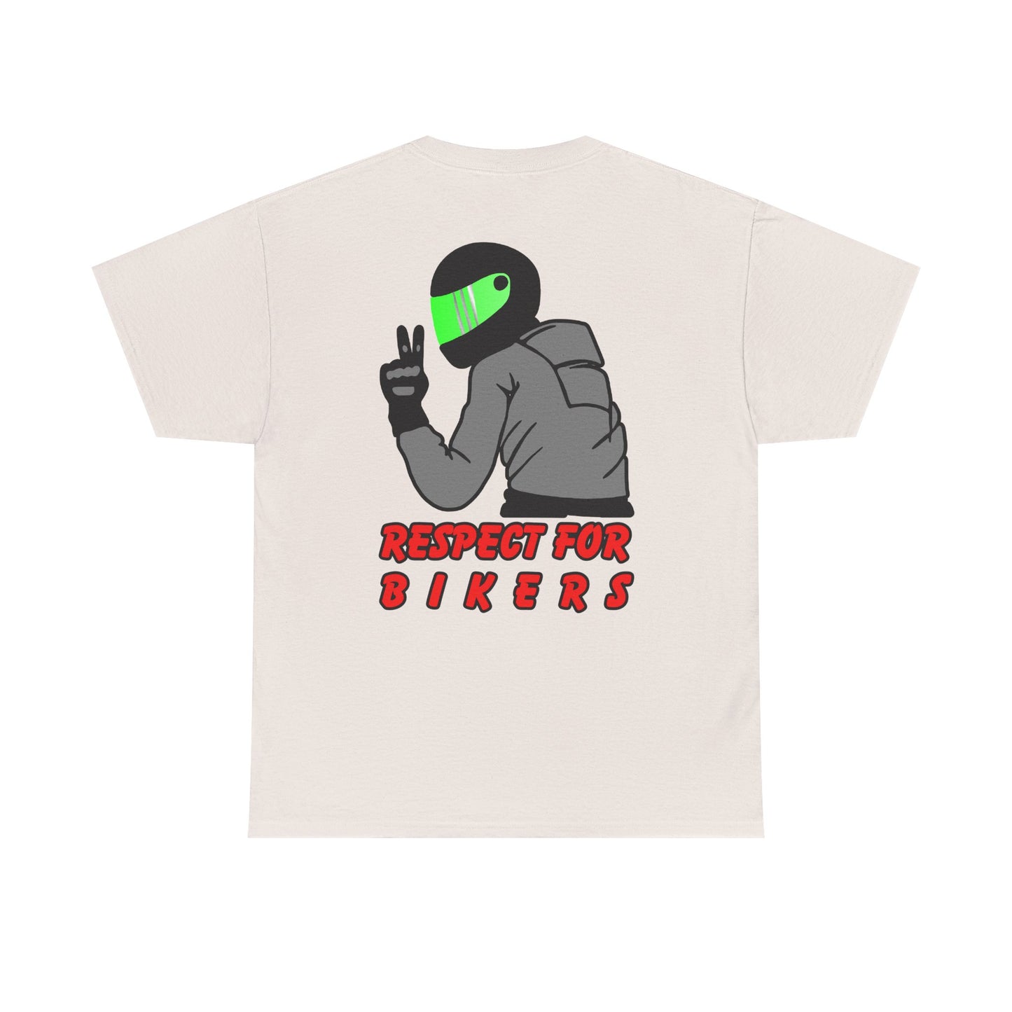 Respect for Bikers, Rad Moto Bunny, Heavy Cotton T-Shirt