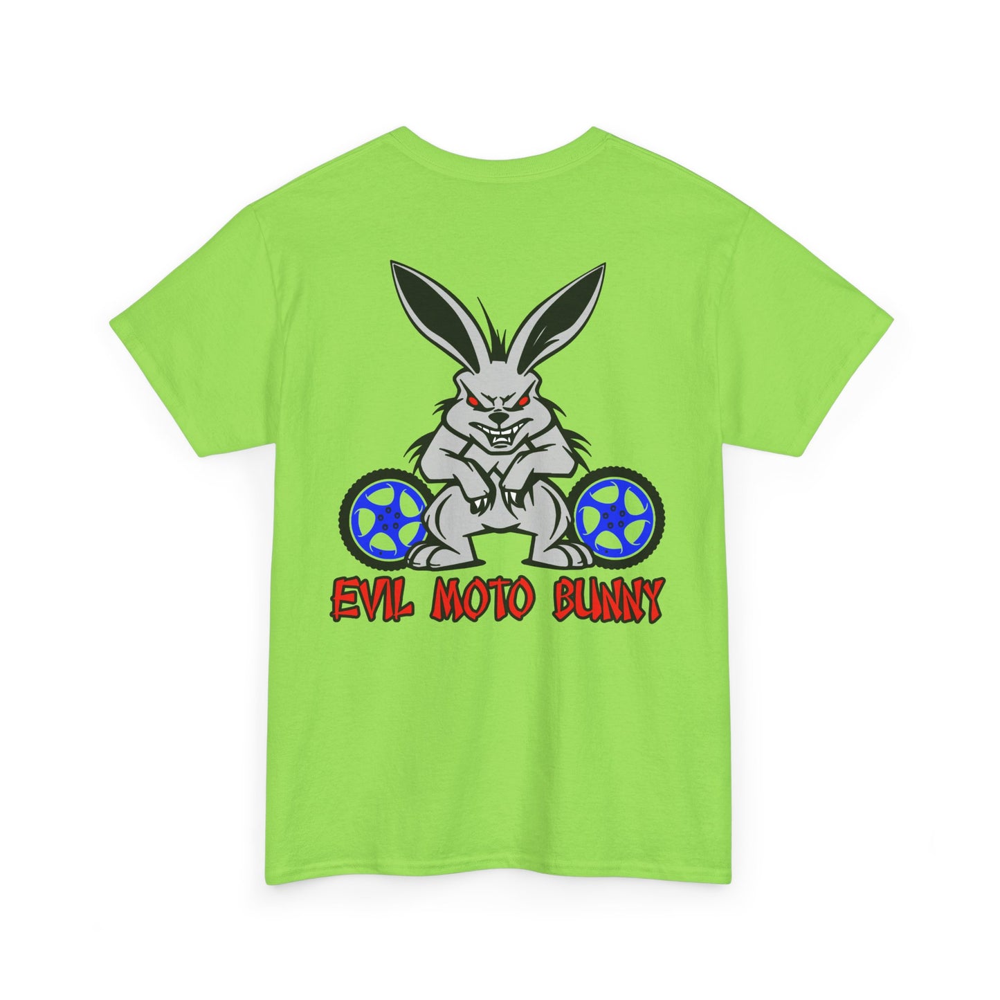 Evil Moto Bunny, Rad Moto Bunny, Heavy Cotton T-Shirt