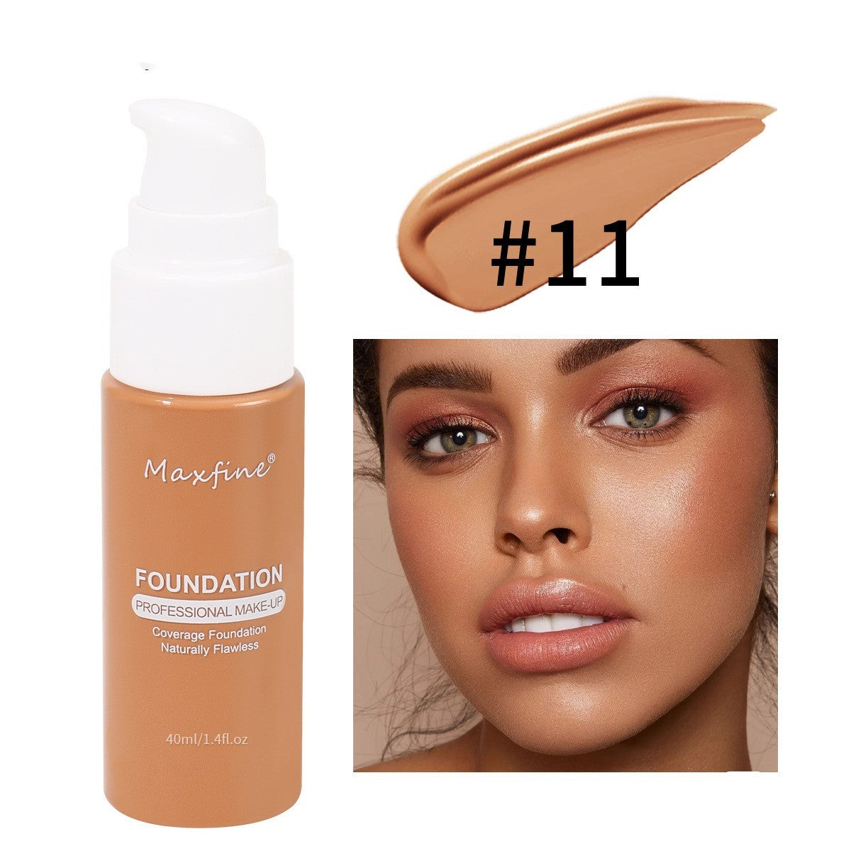 12 Color Waterproof Liquid Foundation
