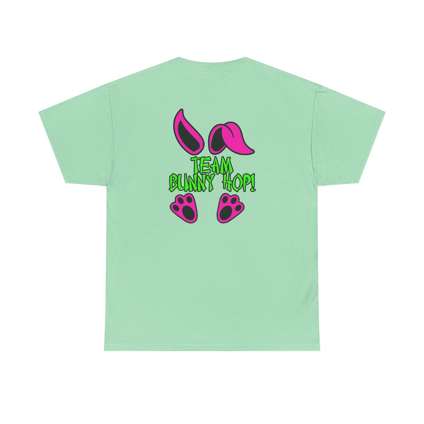 Team Bunny Hop, Rad Moto Bunny, Heavy Cotton T-Shirt