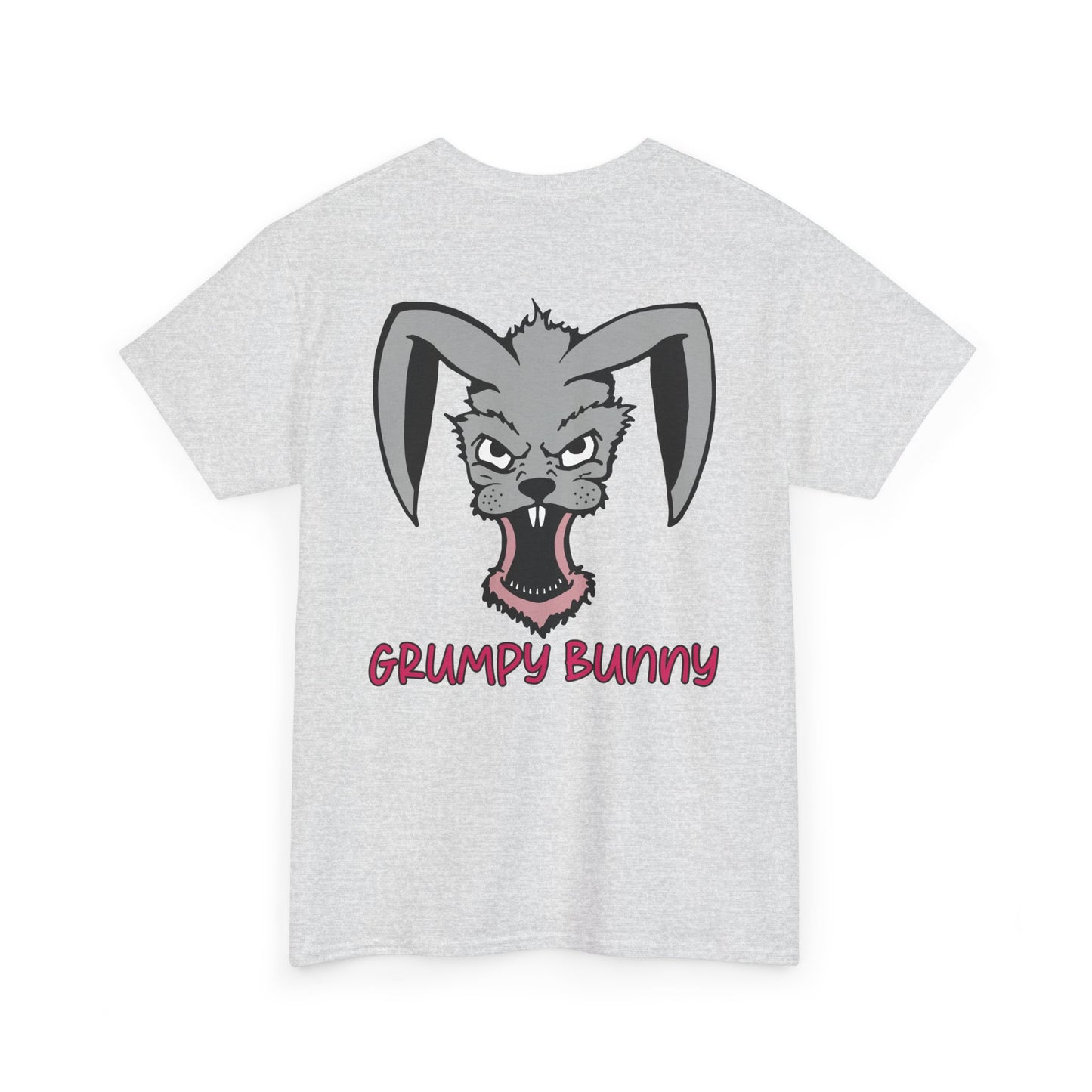 Grumpy Bunny, Rad Moto Bunny, Heavy Cotton T-Shirt