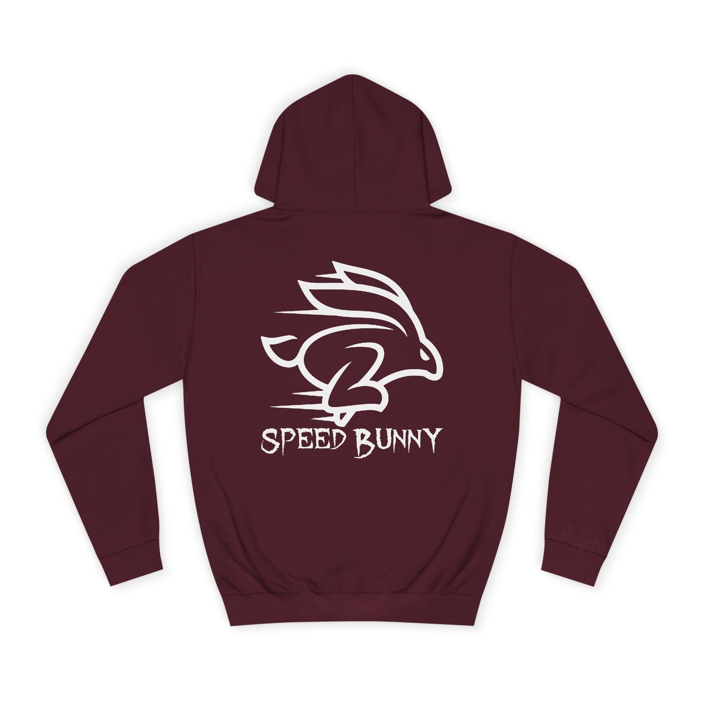 Speed Bunny, Rad Moto Bunny, Unisex Hoodie - Biker Style Sweatshirt for Motorcycle Enthusiasts