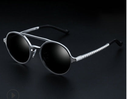 Round Metal Frame Sunglasses