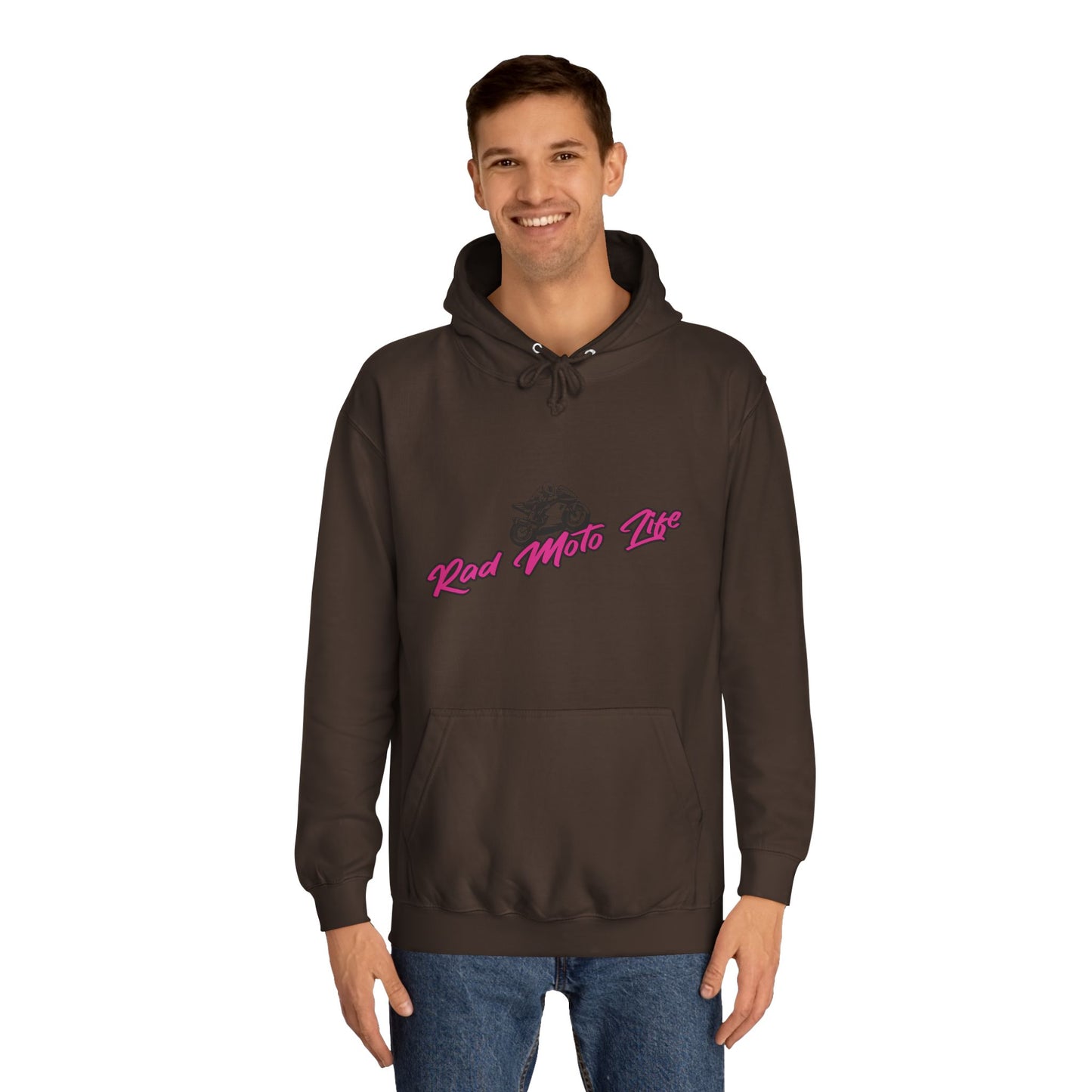 Life Behind Bars, Rad Moto Life Unisex Hoodie - Biker Style Sweatshirt for Motorcycle Enthusiasts