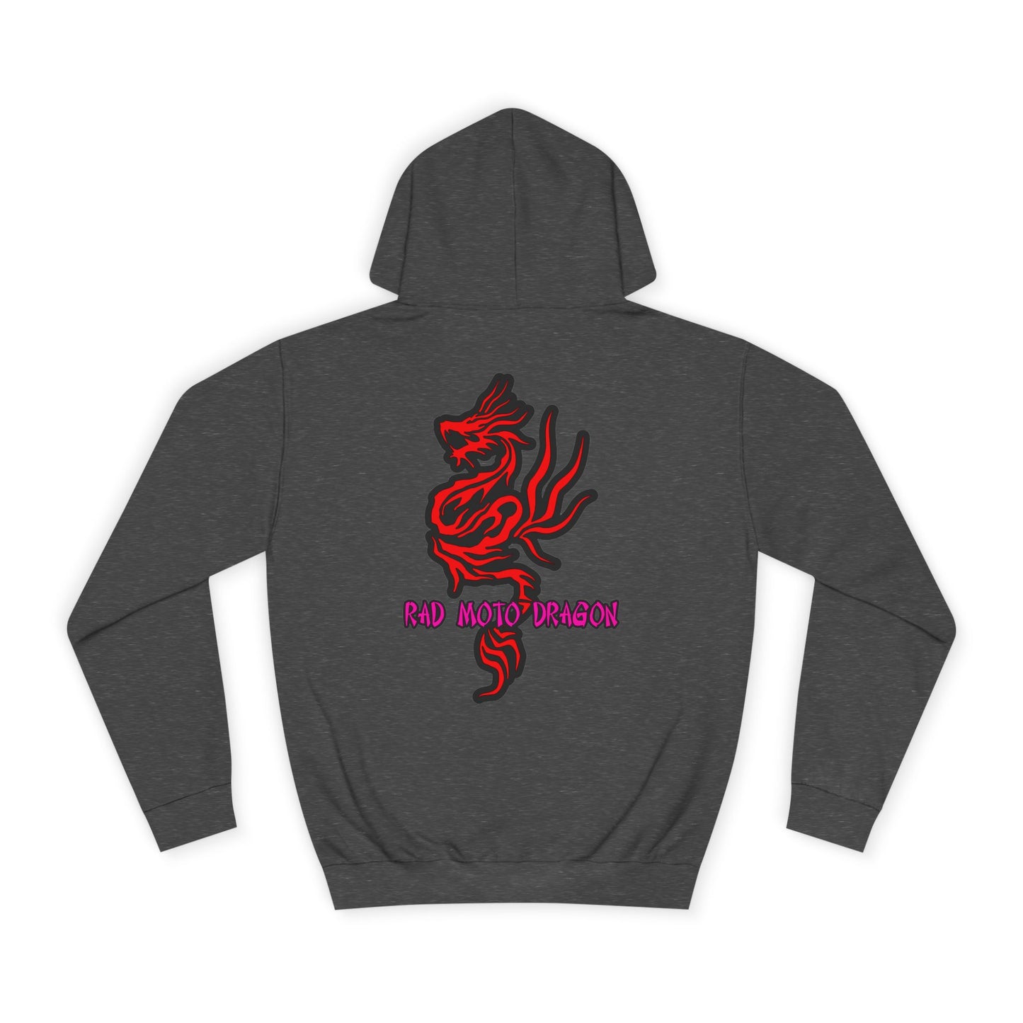 Rad Moto Dragon, Rad Moto Life, Unisex Hoodie - Biker Style Sweatshirt for Motorcycle Enthusiasts