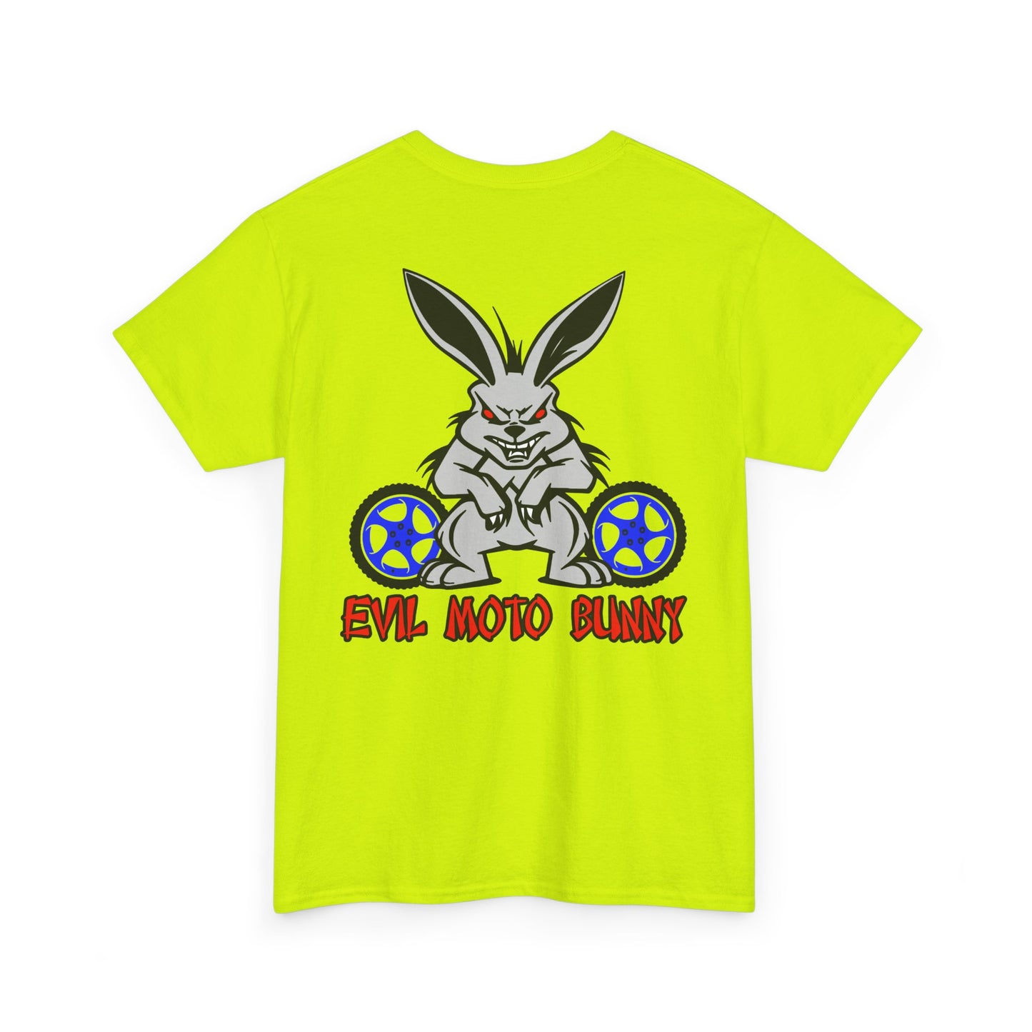 Evil Moto Bunny, Rad Moto Bunny, Heavy Cotton T-Shirt
