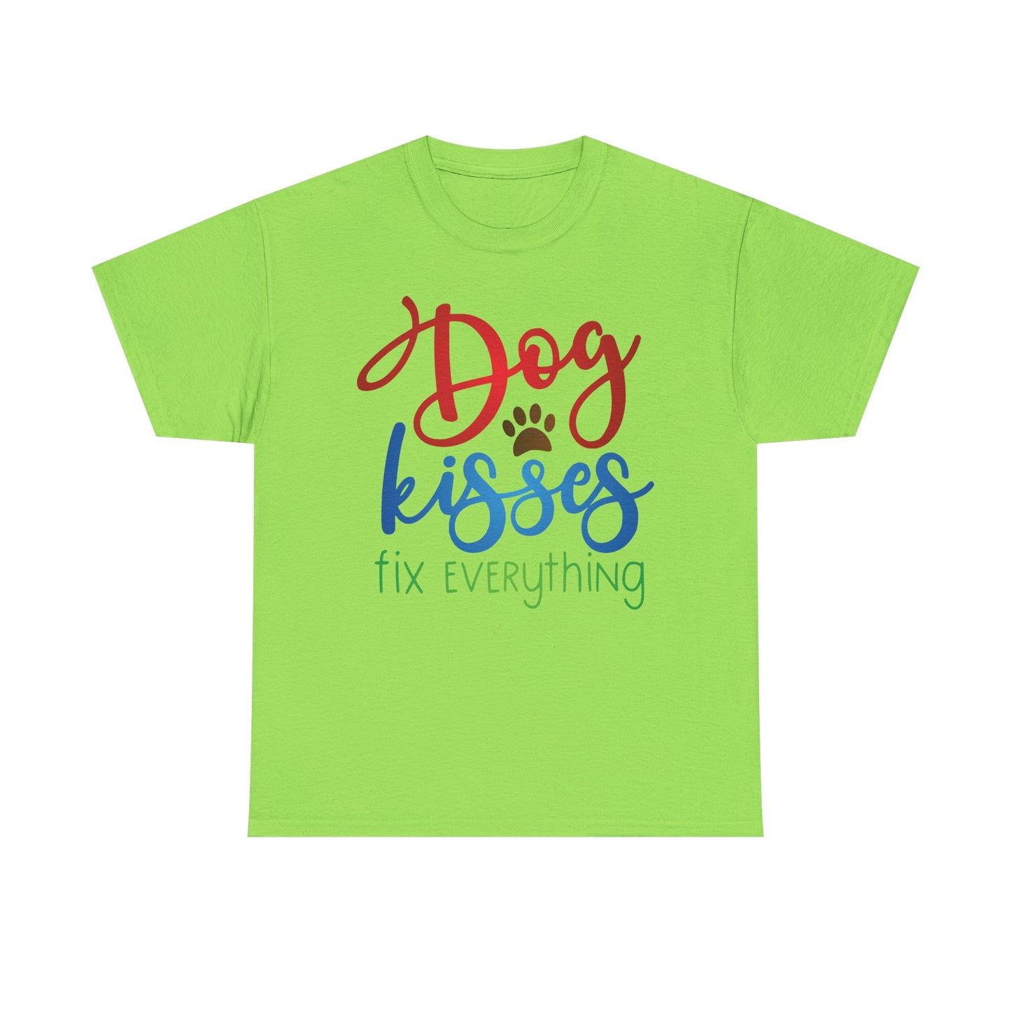 Dog Kisses. Heavy Cotton T-Shirt