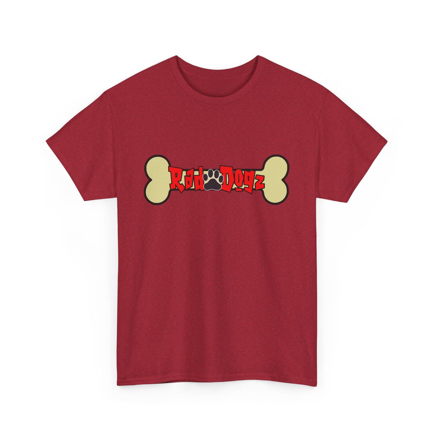 Rad Dogz Bone. Heavy Cotton T-Shirt