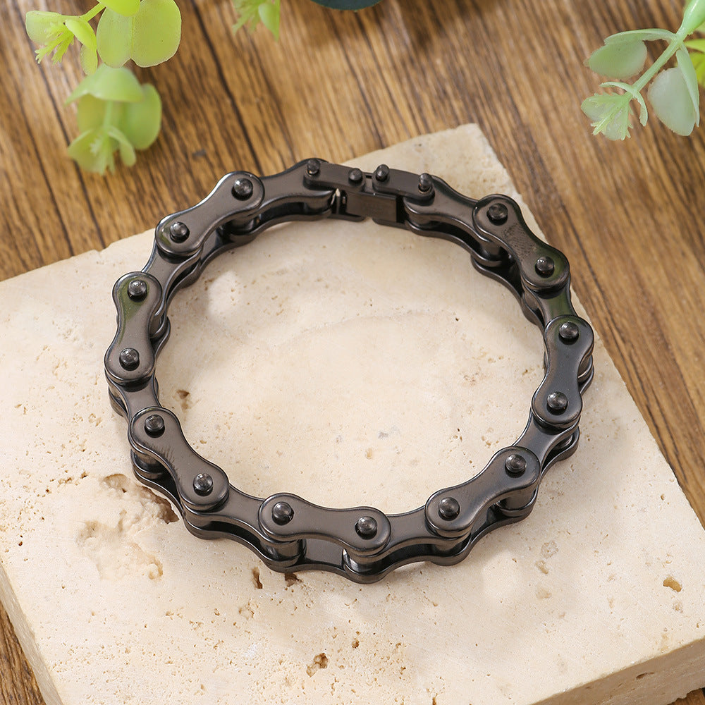 Moto Mafia Stainless Steel Motorcycle Chain Bracelet