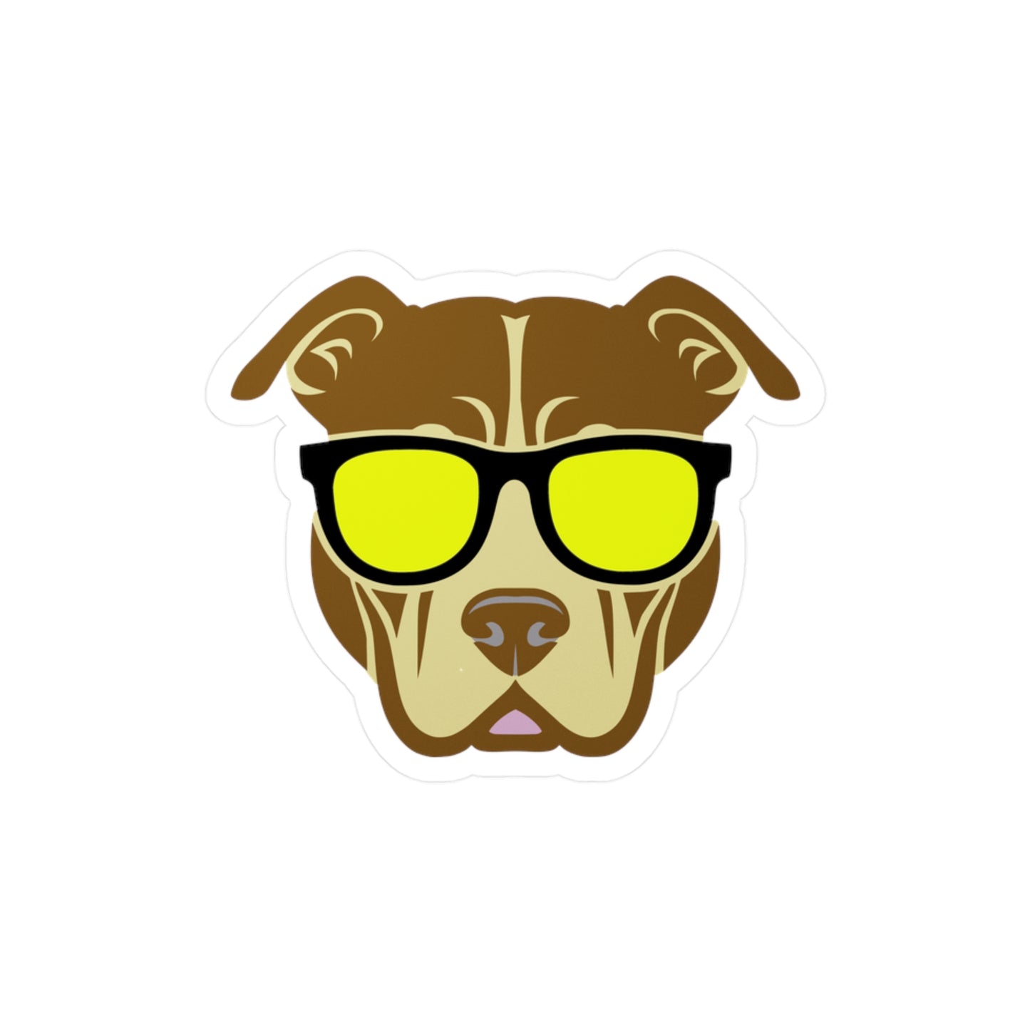 Kewl Dog. Kiss-Cut Vinyl Sticker