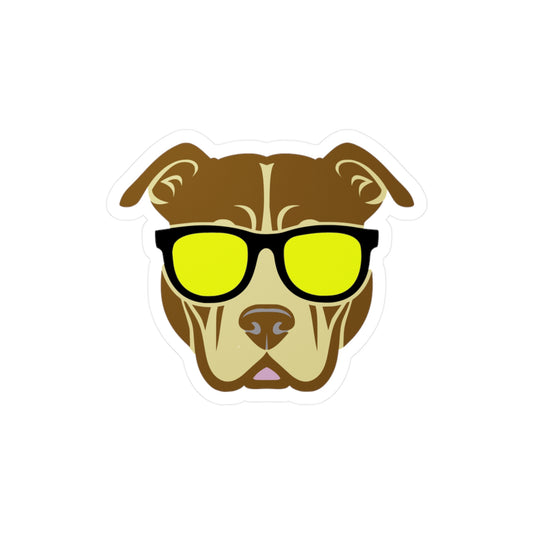 Kewl Dog. Kiss-Cut Vinyl Sticker