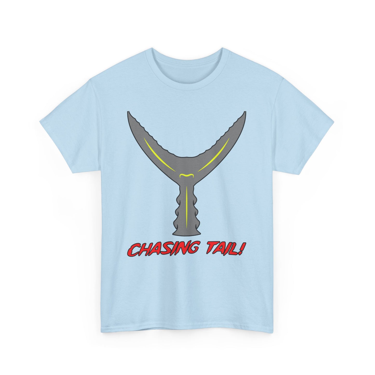 Chasing Tail. Heavy Cotton T-Shirt