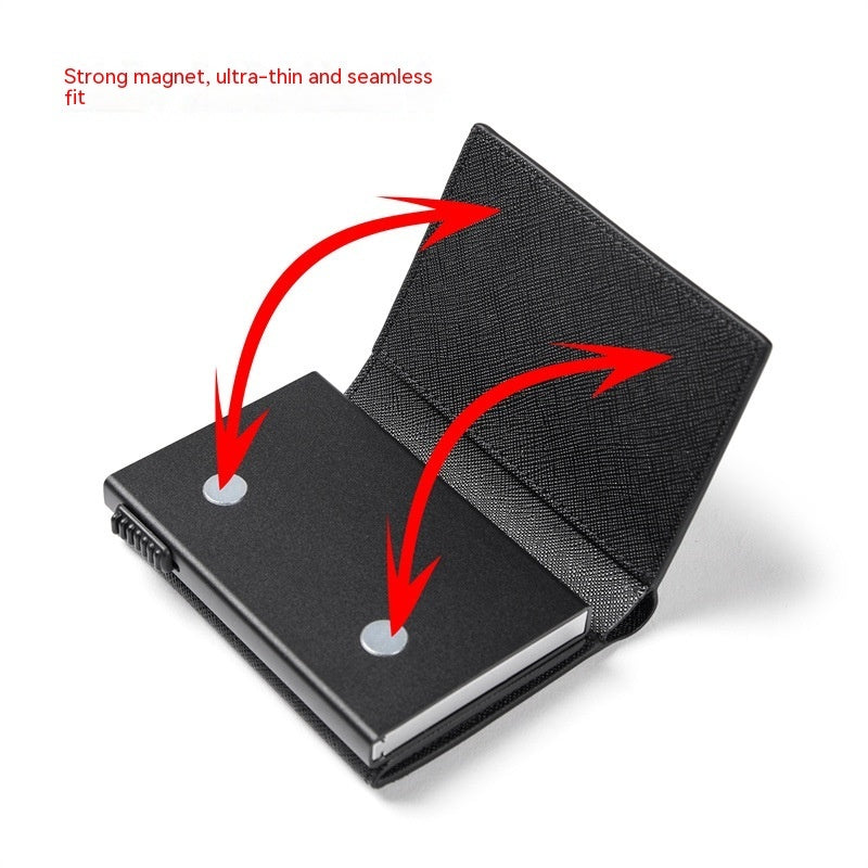 Carbon Fiber Anti-Theft Swiping Multiple Card Slots Wallet