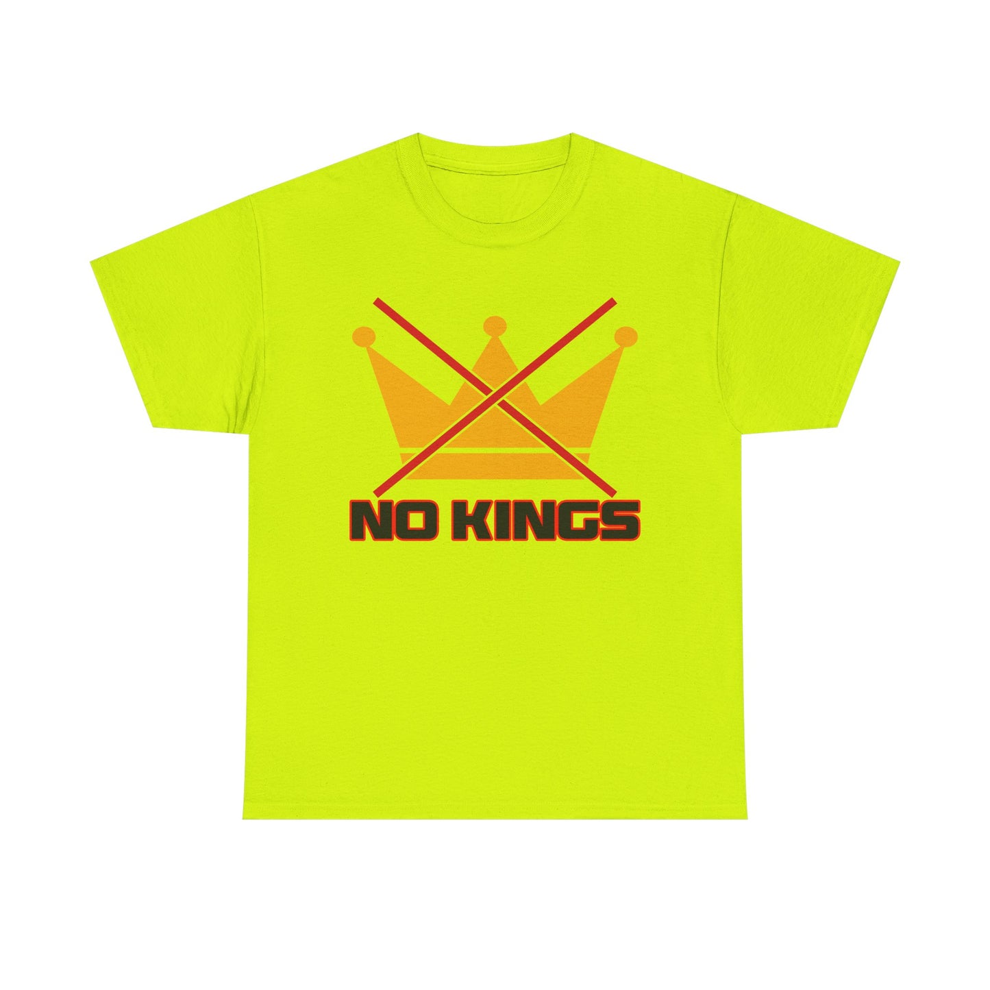 No Kings Unisex Tee - Graphic Printed T-Shirt