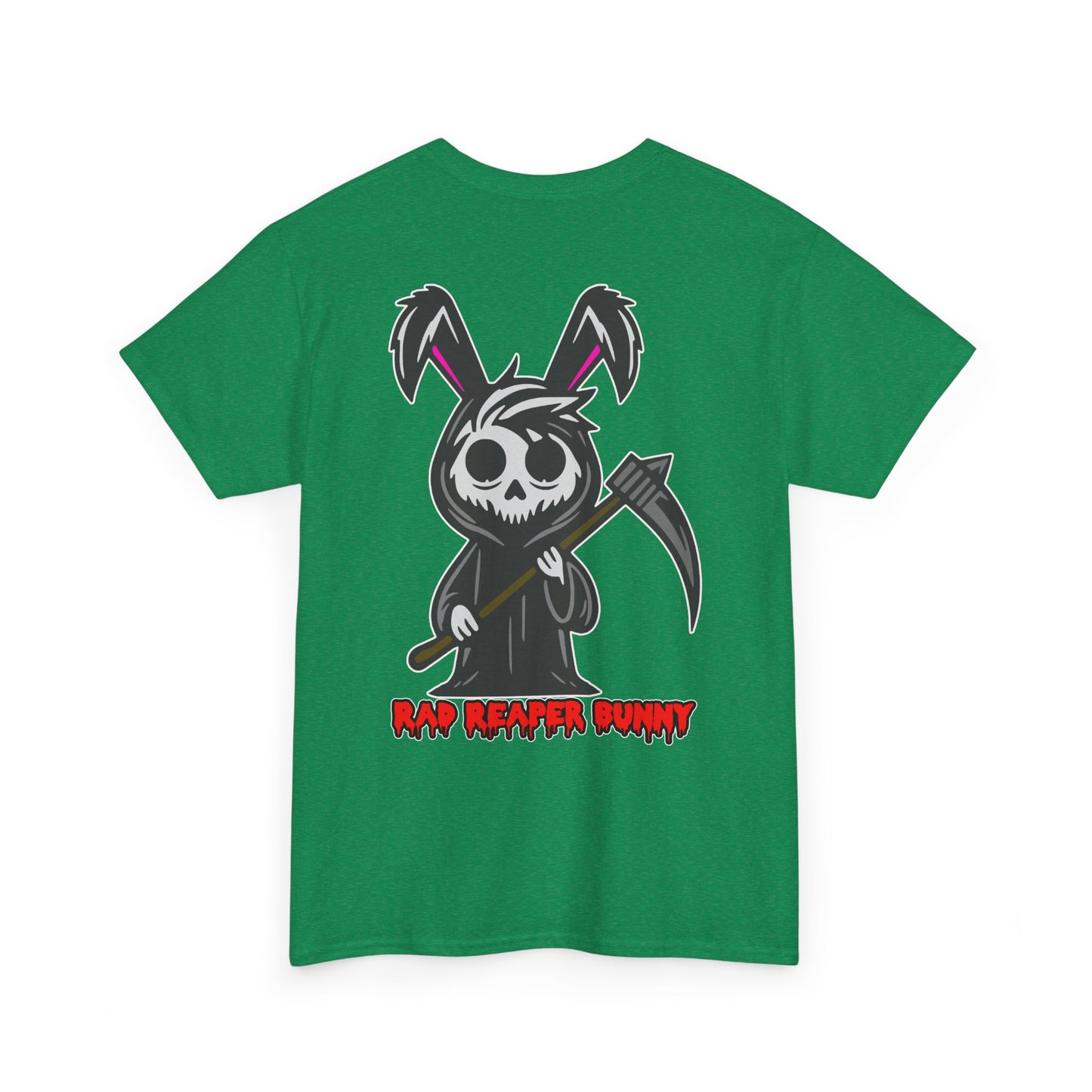 Rad Reaper Bunny, Rad Moto Bunny, Heavy Cotton T-Shirt
