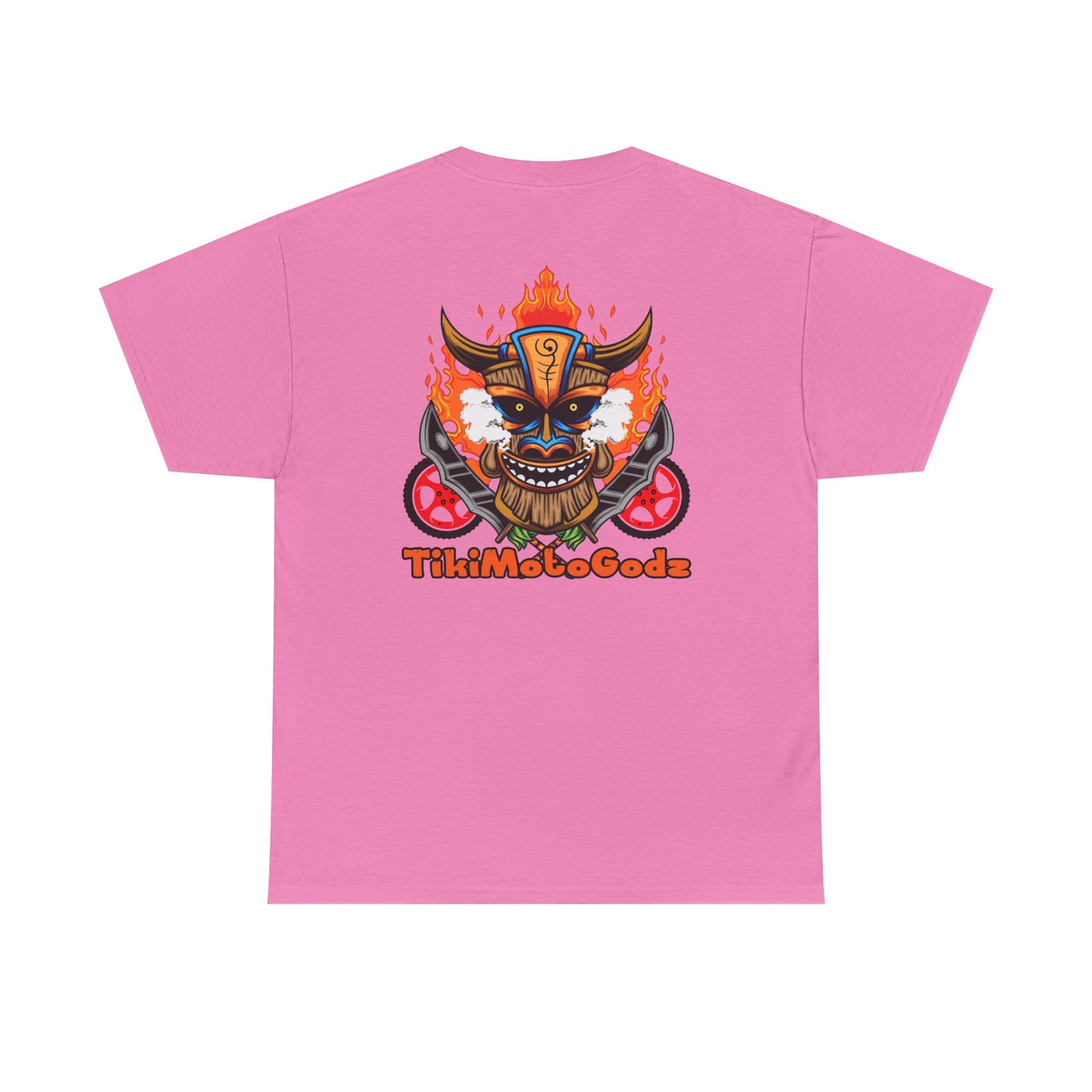 Tiki Moto Godz. Heavy Cotton T-Shirt