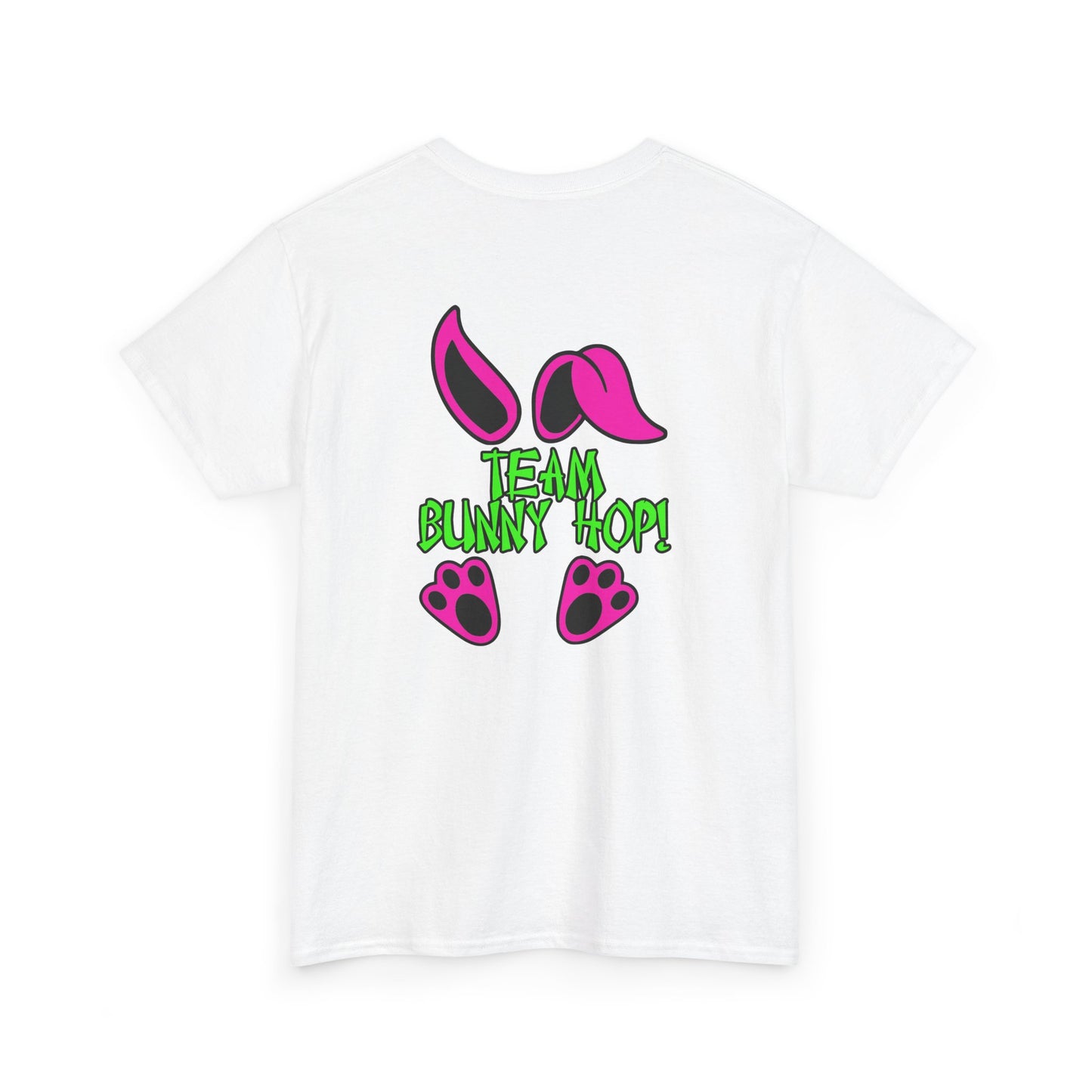 Team Bunny Hop, Rad Moto Bunny, Heavy Cotton T-Shirt