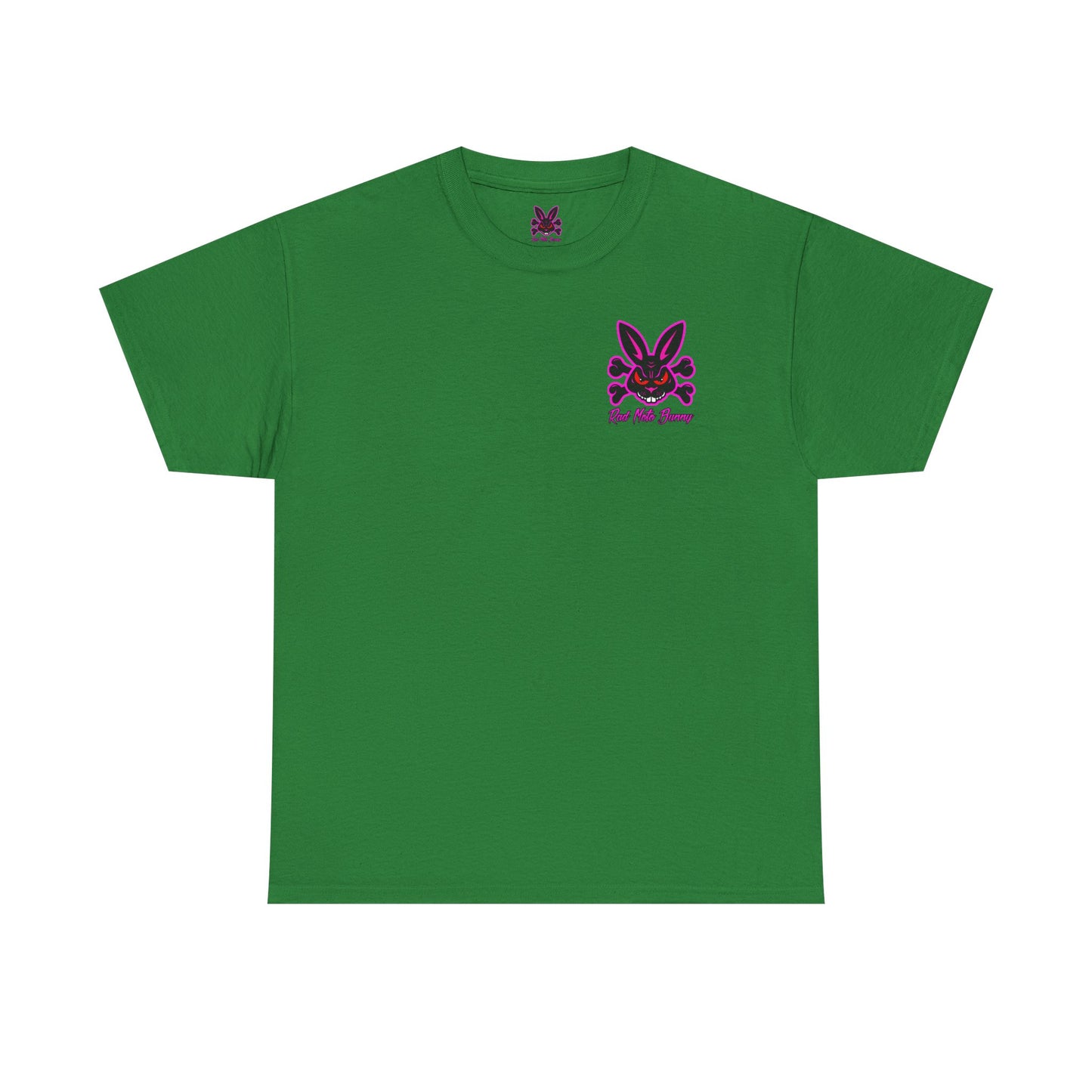 Skeleton Rider, Rad Moto Bunny, Heavy Cotton T-Shirt