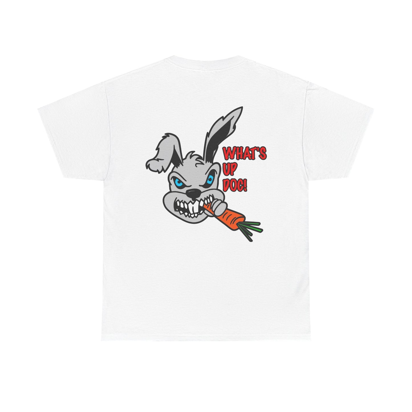 What's up Doc Bunny, Rad Moto Bunny, Heavy Cotton T-Shirt