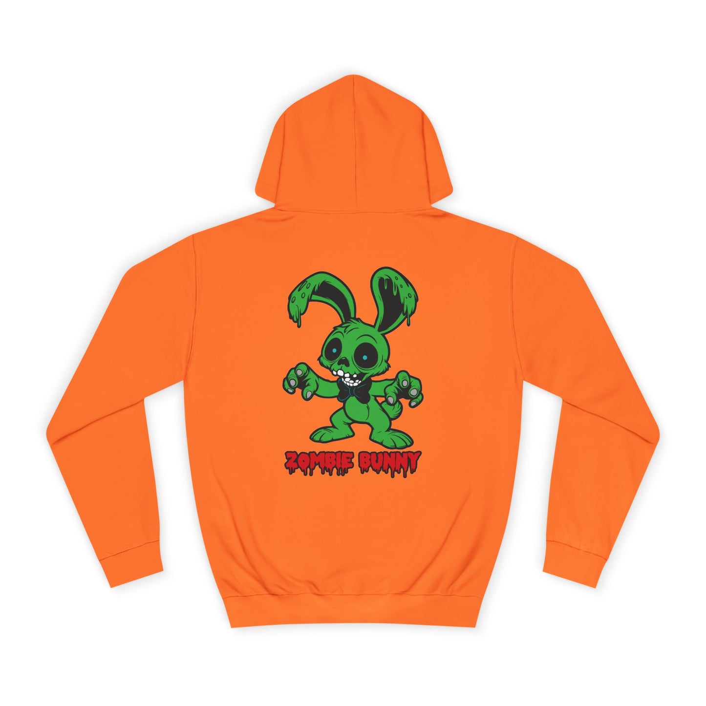 Zombie Bunny, Rad Moto Bunny, Unisex Hoodie - Biker Style Sweatshirt for Motorcycle Enthusiasts