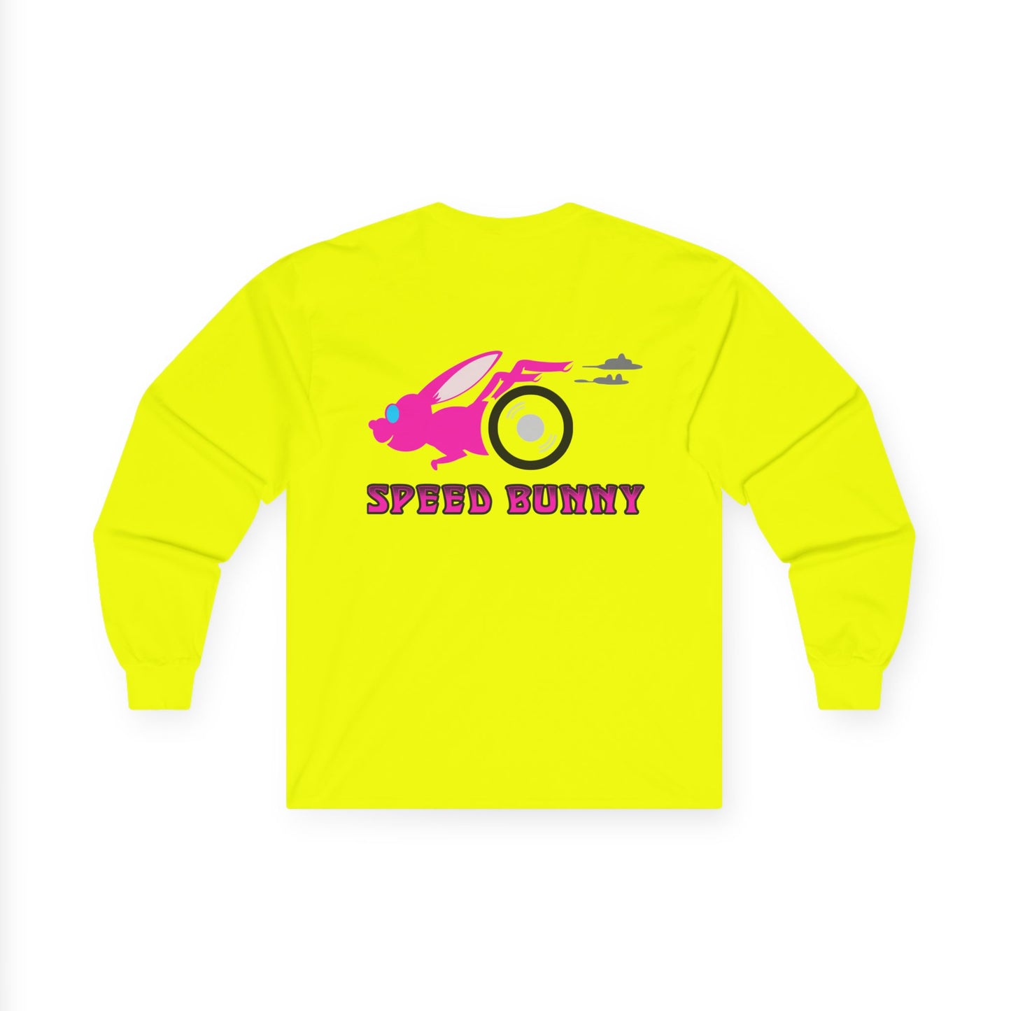 Speed Bunny, Rad Moto Bunny, Unisex Long Sleeve Tee - Bold Graphic T-Shirt for Motorcycle Enthusiasts