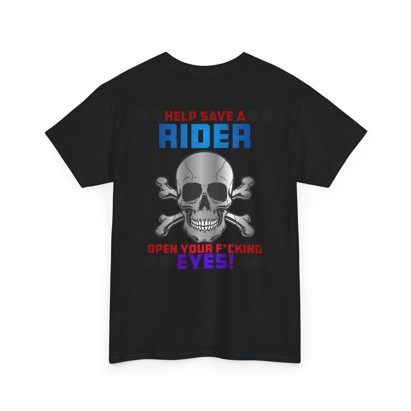 Help Save a Rider, Rad Moto Life, Heavy Cotton T-Shirt