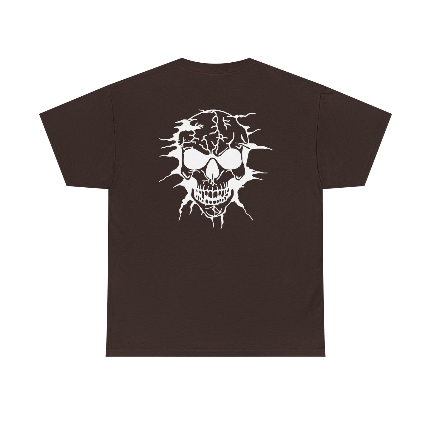 Breakout Skull, Rad Moto Bunny, Heavy Cotton T-Shirt