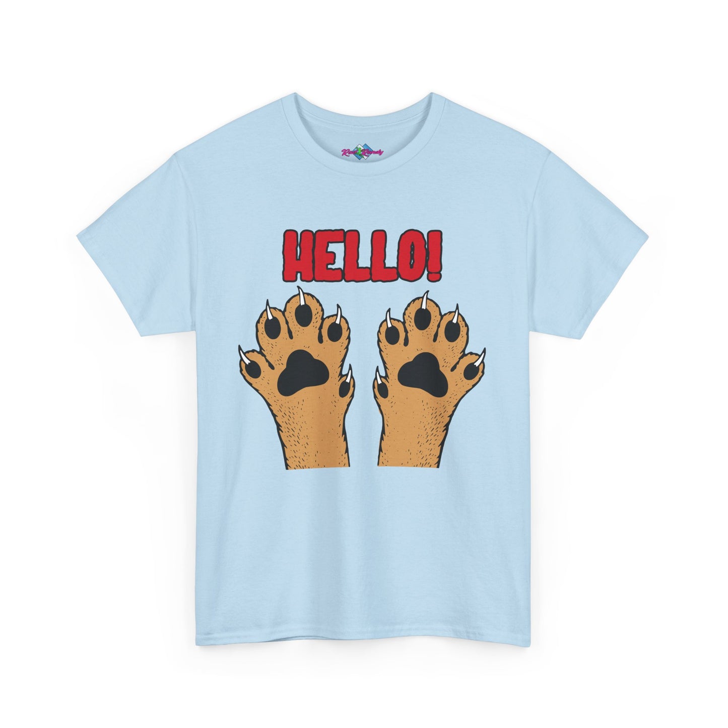 Hello Paws. Heavy Cotton T-Shirt