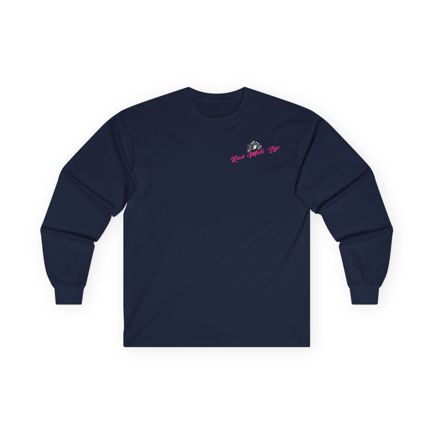 Life Behind Bars, Rad Moto Life Unisex Long Sleeve Tee - Bold Graphic T-Shirt for Motorcycle Enthusiasts
