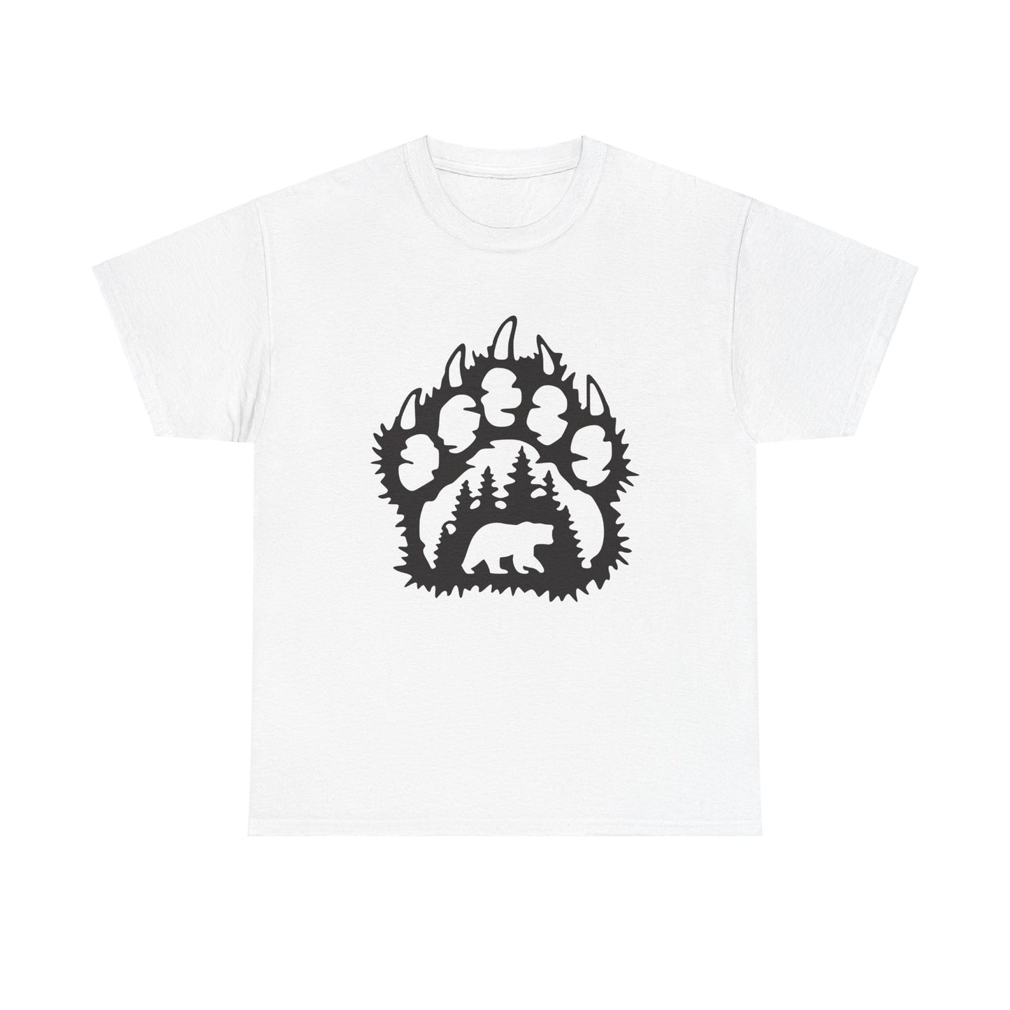 Bear Paw. Heavy Cotton T-Shirt