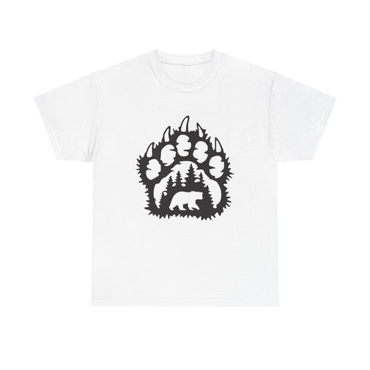 Bear Paw. Heavy Cotton T-Shirt